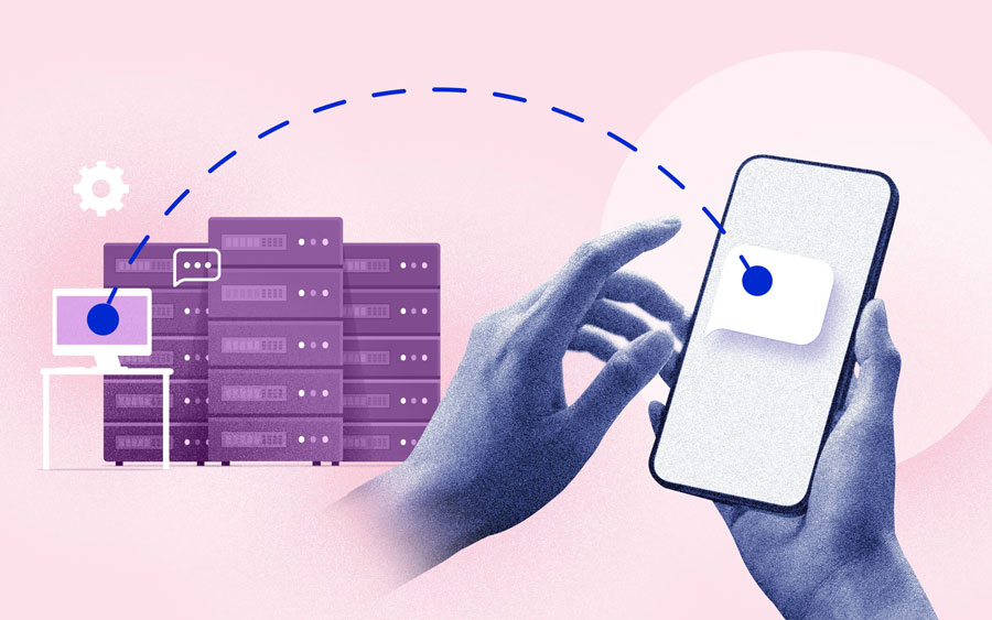 A2P messaging graphic